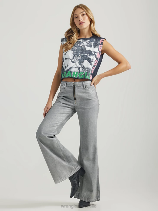 One Shoulder Cami Women Wrangler RHXV873 Clothing White (112334738)