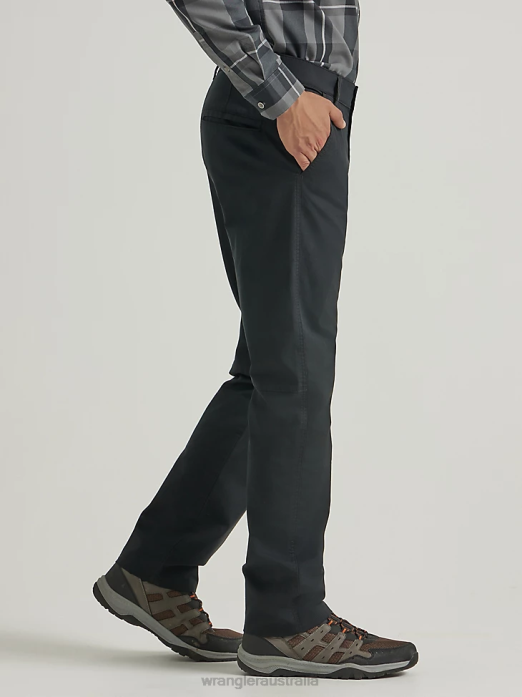 Outdoor Chino Pant Men Wrangler RHXV249 Clothing Jet Black (112343348)
