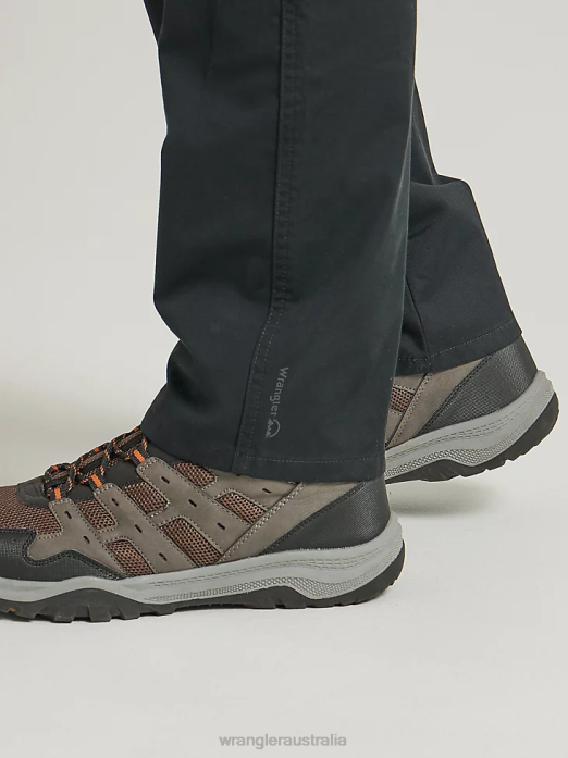 Outdoor Chino Pant Men Wrangler RHXV249 Clothing Jet Black (112343348)