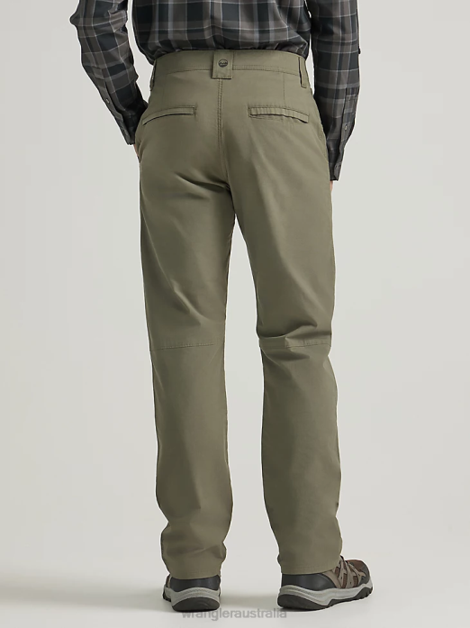 Outdoor Chino Pant Men Wrangler RHXV252 Clothing Dusty Olive (112343358)