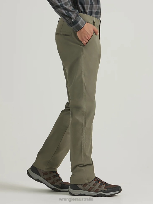 Outdoor Chino Pant Men Wrangler RHXV252 Clothing Dusty Olive (112343358)