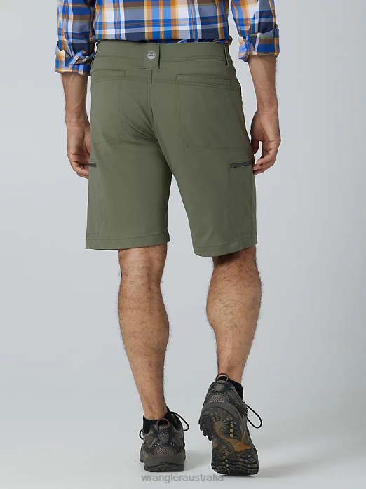 Outdoor Performance Utility Short Men Wrangler RHXV606 Clothing Dusty Olive (112336155)