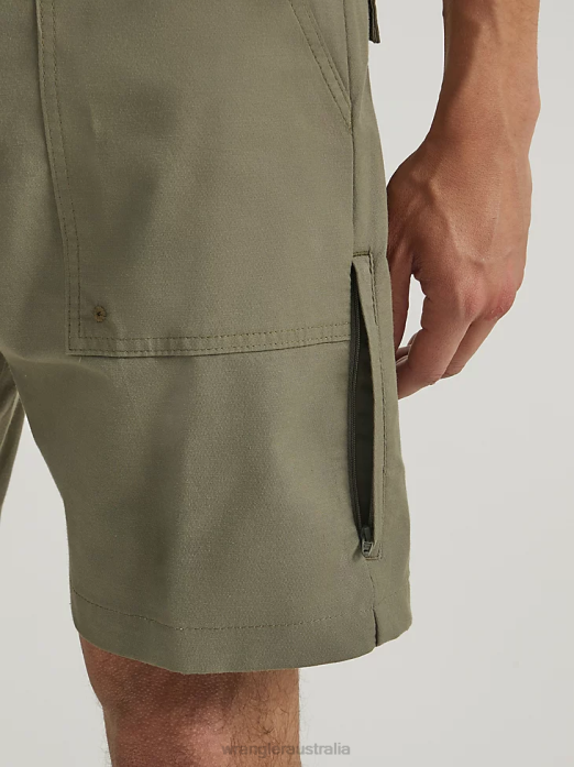 Outdoor Seneca Short Men Wrangler RHXV526 Clothing Dusty Olive (112343346)
