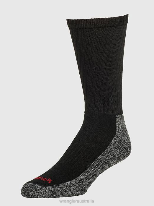 Performance Crew Work Socks (6-Pack) Men Wrangler RHXV721 Accessories Black (112318620)
