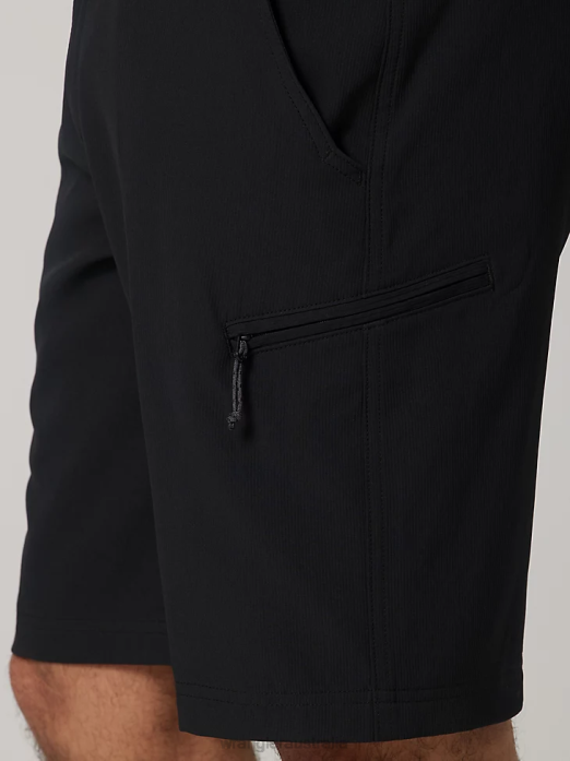 Performance Elastic Waist Short Men Wrangler RHXV595 Clothing Jet Black (112336128)