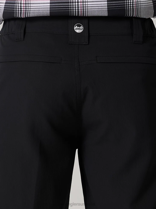Performance Elastic Waist Short Men Wrangler RHXV595 Clothing Jet Black (112336128)