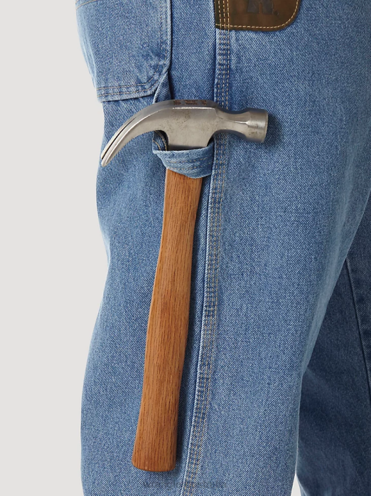 RIGGS Workwear Carpenter Men Wrangler RHXV157 Clothing Vintage Indigo (3W020VI)