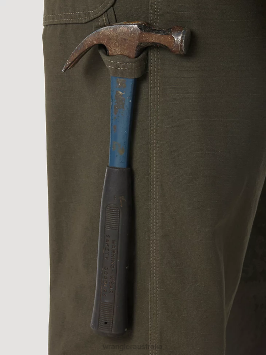 RIGGS Workwear Carpenter Pant Men Wrangler RHXV267 Clothing Loden (3W020LD)