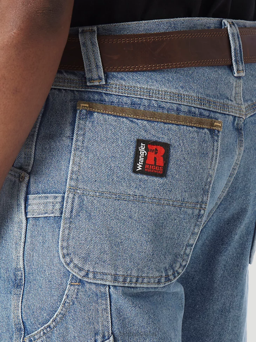 RIGGS Workwear Carpenter Short Men Wrangler RHXV543 Clothing Vintage Indigo (3W320VI)
