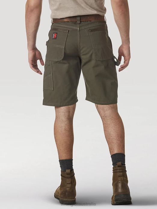 RIGGS Workwear Carpenter Short Men Wrangler RHXV545 Clothing Loden (3W320LD)