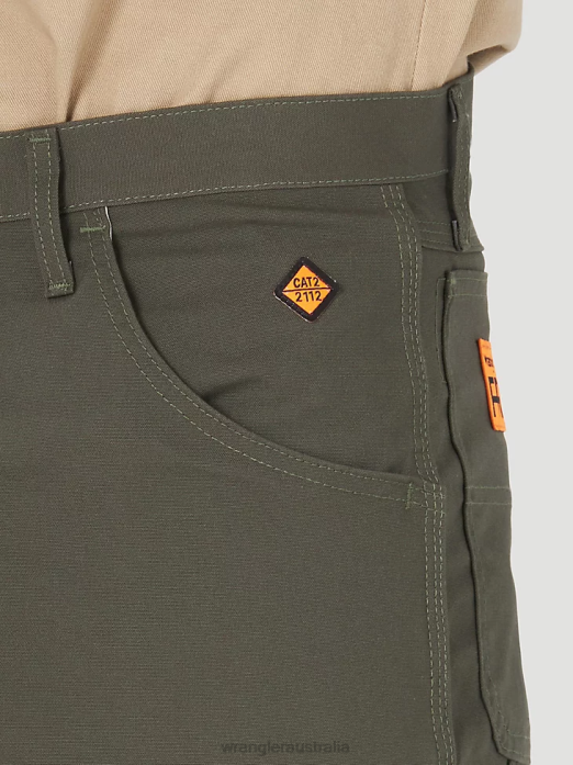 RIGGS Workwear FR Flame Resistant Carpenter Pant Men Wrangler RHXV263 Clothing Loden (FR3WACG)