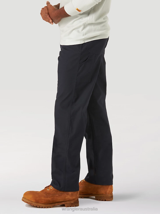 RIGGS Workwear FR Flame Resistant Carpenter Pant Men Wrangler RHXV264 Clothing Navy (FR3WACB)