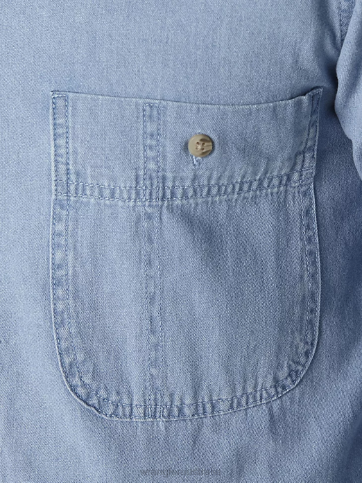 RIGGS Workwear FR Flame Resistant Work Shirt Men Wrangler RHXV404 Clothing Slate Grey (FR3W5GY)