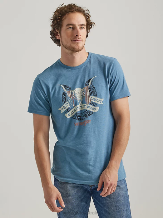 RIGGS Workwear Long Sleeve Pocket T-Shirt Men Wrangler RHXV274 Clothing Burgundy (3W710BG)