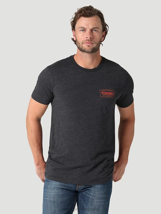 RIGGS Workwear Long Sleeve Pocket T-Shirt Men Wrangler RHXV274 Clothing Burgundy (3W710BG)