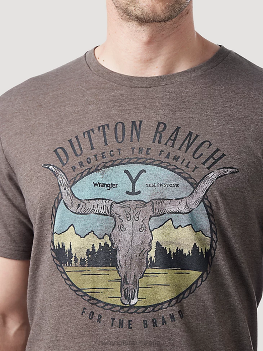 RIGGS Workwear Long Sleeve Pocket T-Shirt Men Wrangler RHXV274 Clothing Burgundy (3W710BG)