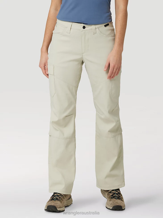 RIGGS Workwear Ripstop Ranger Cargo Pant Women Wrangler RHXV820 Clothing Golden Khaki (3WF60GK)
