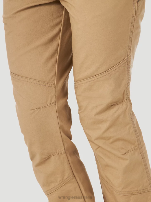 RIGGS Workwear Ripstop Ranger Cargo Pant Women Wrangler RHXV820 Clothing Golden Khaki (3WF60GK)