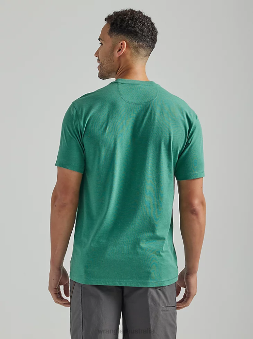 RIGGS Workwear Short Sleeve 1 Pocket Performance T-Shirt Men Wrangler RHXV282 Clothing Fir (112324983)