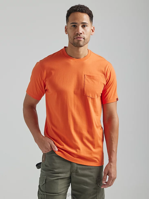 RIGGS Workwear Short Sleeve 1 Pocket Performance T-Shirt Men Wrangler RHXV283 Clothing Koi (112324982)