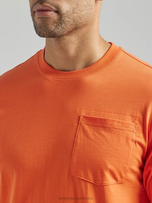 RIGGS Workwear Short Sleeve 1 Pocket Performance T-Shirt Men Wrangler RHXV283 Clothing Koi (112324982)