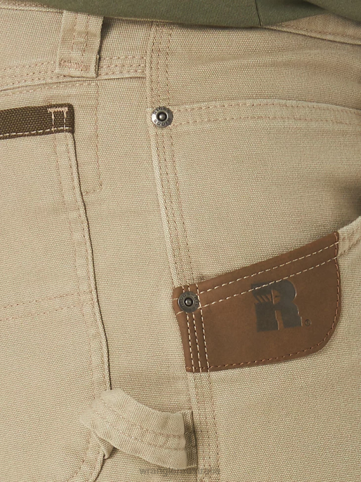 RIGGS Workwear Stretch Ranger Cargo Short Men Wrangler RHXV536 Clothing Dark Khaki (3W362DK)