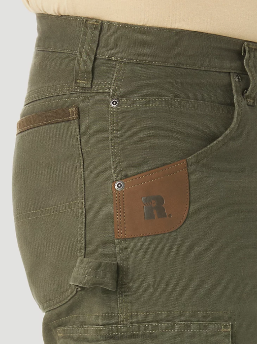 RIGGS Workwear Stretch Ranger Cargo Short Men Wrangler RHXV537 Clothing Loden (3W362LD)