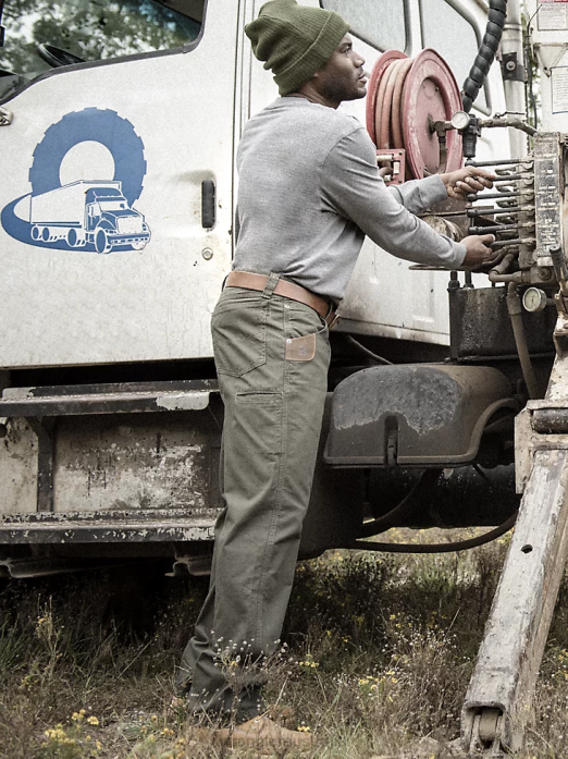 RIGGS Workwear Technician Pant Men Wrangler RHXV661 Clothing Loden (3W045LD)