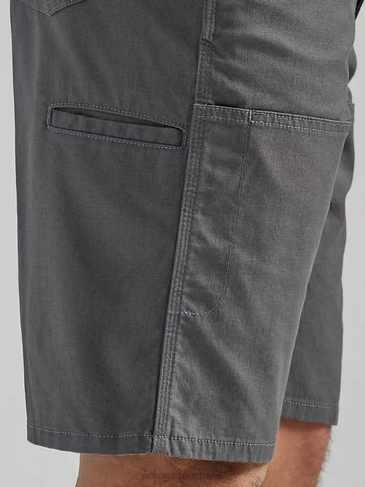 RIGGS Workwear Utility Relaxed Short Men Wrangler RHXV674 Clothing Grey Pinstripe (112325410)