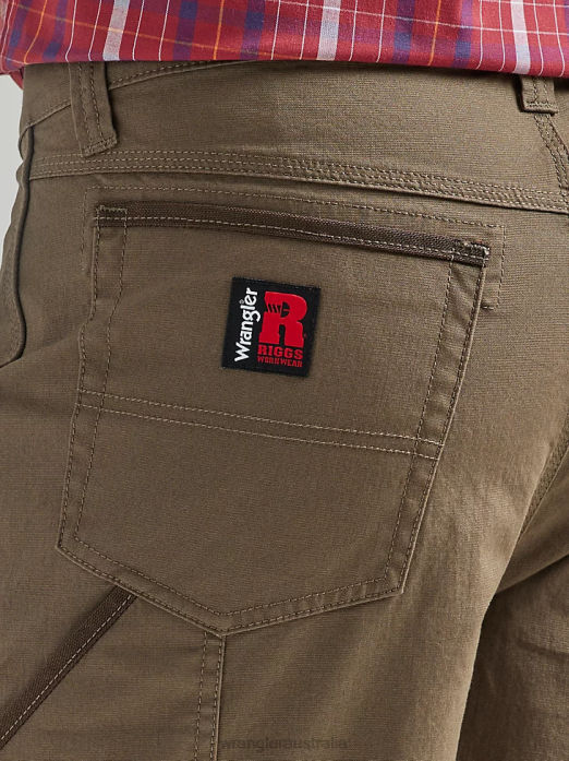 RIGGS Workwear Utility Relaxed Short Men Wrangler RHXV675 Clothing Light Brown (112325409)