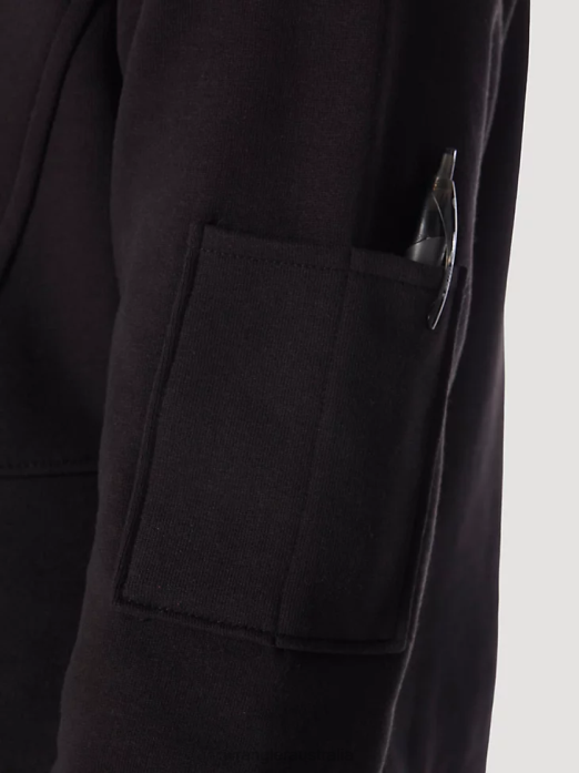 RIGGS Workwear Work Jacket Women Wrangler RHXV867 Clothing Black (3WF18BK)