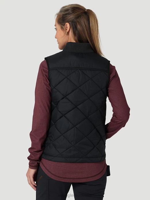 RIGGS Workwear Work Jacket Women Wrangler RHXV867 Clothing Black (3WF18BK)