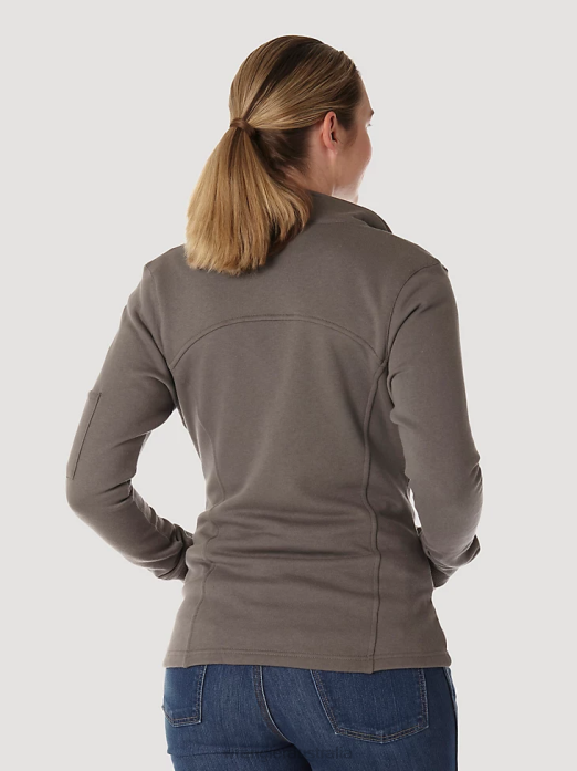 RIGGS Workwear Work Jacket Women Wrangler RHXV868 Clothing Charcoal (3WF18CH)