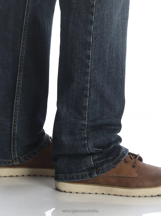 Relaxed Fit Flex Jean Men Wrangler RHXV172 Clothing Marine (MGW15MA)