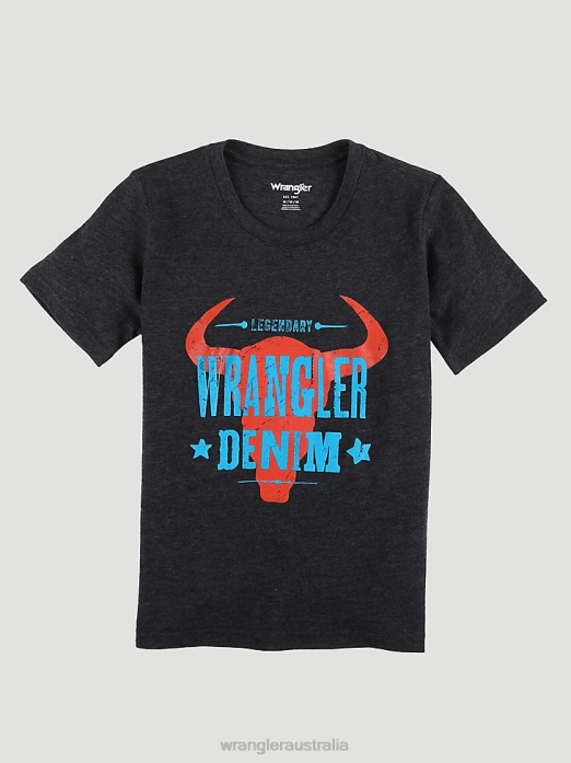 Relaxed Fit Skater Short Boys Wrangler RHXV1019 Clothing Black (112317194)