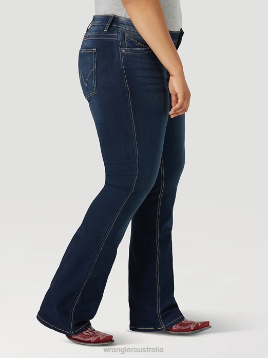 Retro Flame Resistant Mae Bootcut Work Jean Women Wrangler RHXV803 Clothing Bakersville (FRAC9BF)