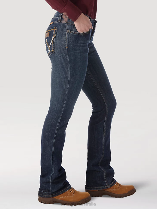 Retro Flame Resistant Mae Bootcut Work Jean Women Wrangler RHXV803 Clothing Bakersville (FRAC9BF)