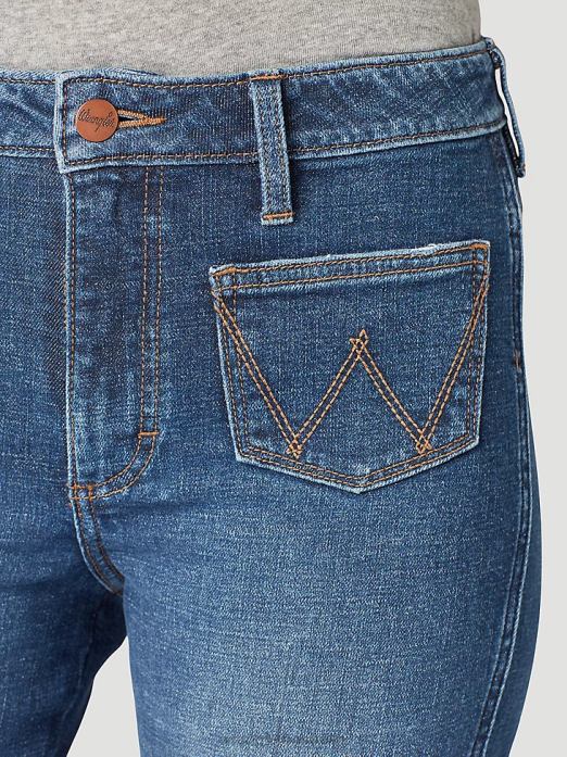 Retro Mae Jean (Plus) Women Wrangler RHXV801 Clothing MS Wash (09PWZMS)