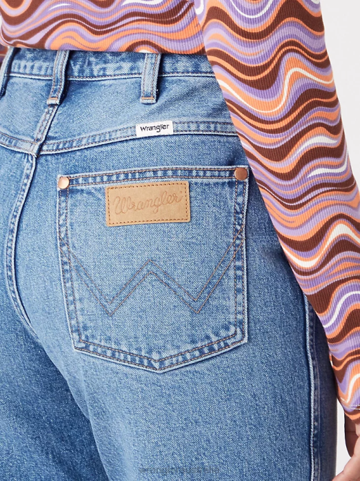 Retro Mae Jean (Plus) Women Wrangler RHXV801 Clothing MS Wash (09PWZMS)