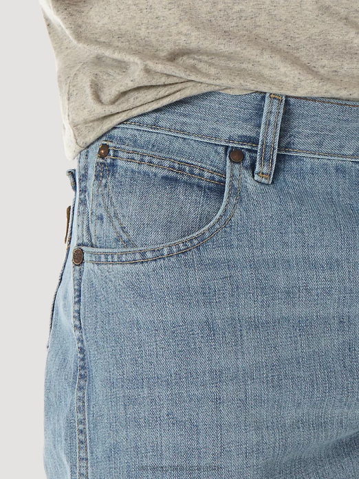 Retro Relaxed Fit Bootcut Jean Men Wrangler RHXV40 Clothing Crest (WRT20CR)