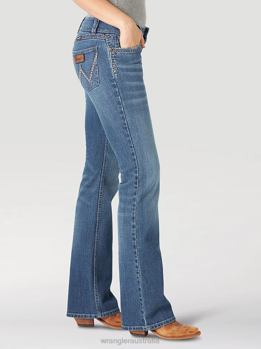 Retro Sadie Jean Women Wrangler RHXV794 Clothing Tiffany (07MWZRT)