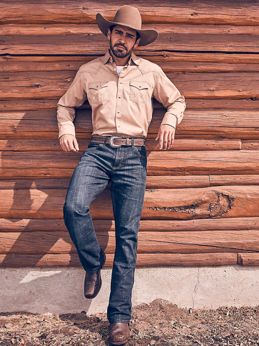 Retro Slim Fit Bootcut Jean Men Wrangler RHXV4 Clothing Dax (77MWZDX)
