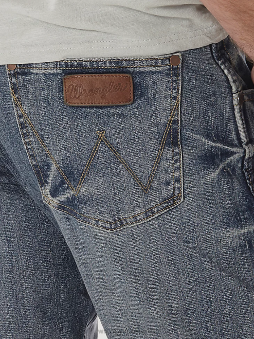 Retro Slim Fit Bootcut Jean Men Wrangler RHXV5 Clothing Greeley (77MWZGL)