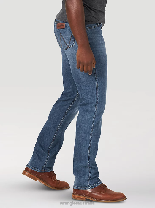 Retro Slim Fit Straight Leg Jean Men Wrangler RHXV35 Clothing Daniels (88MWZDN)