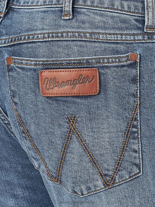 Retro Slim Fit Straight Leg Jean Men Wrangler RHXV35 Clothing Daniels (88MWZDN)