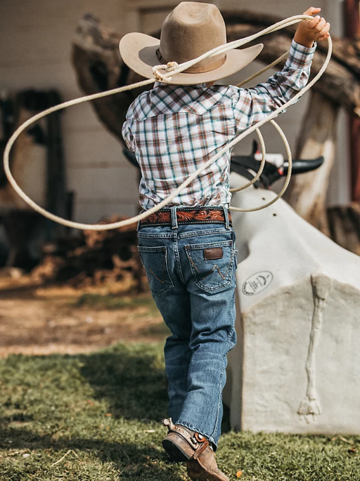 Retro Slim Straight Jean Boys Wrangler RHXV1061 Clothing Ferris (112317818T)