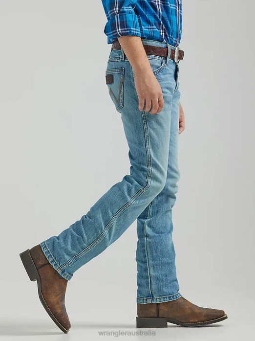Retro Slim Straight Jean Boys Wrangler RHXV1067 Clothing Buffalo Pass (112326511T)