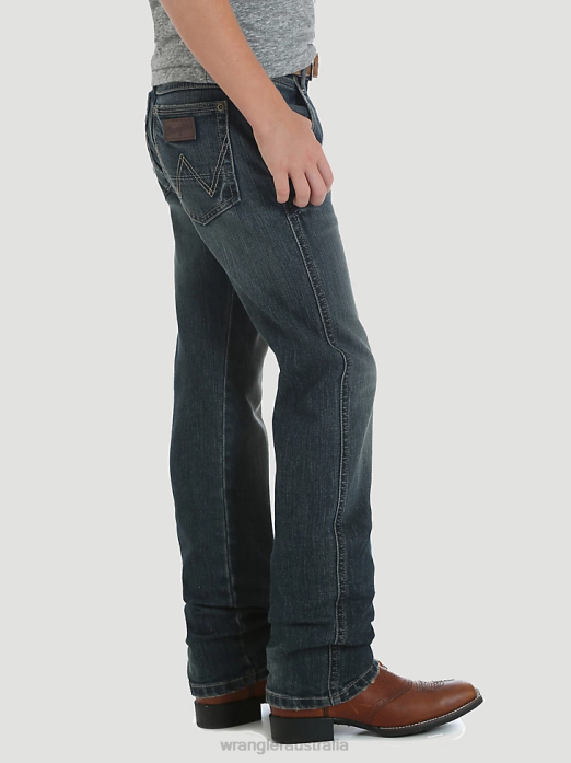 Retro Slim Straight Jean Boys Wrangler RHXV946 Clothing Jerome (88BWZJM)