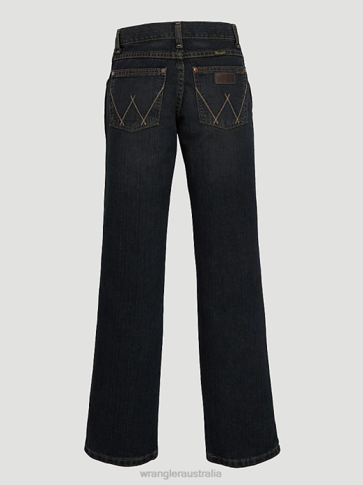 Retro Straight Fit Jean Boys Wrangler RHXV1000 Clothing Rolling River (BRT30RR)