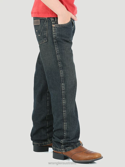 Retro Straight Fit Jean Boys Wrangler RHXV1000 Clothing Rolling River (BRT30RR)